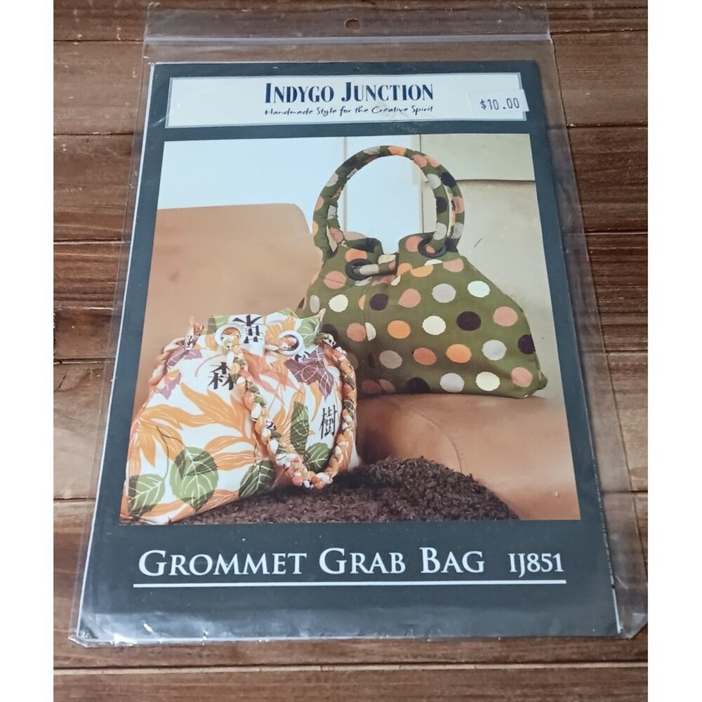 VTG Indygo Junction Grommet Grab Bag Pattern Beach Bag Boho